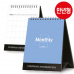 작은이미지: 만년형 월간 플래너 달력 150*210 (기성/박인쇄) #3