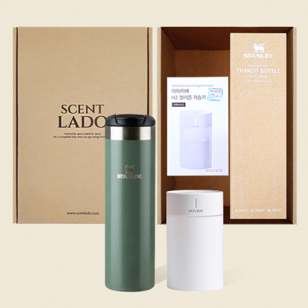 센트라도 아이리버 미니가습기+스탠리 에어로라이트 텀블러 세트 #4