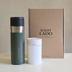 센트라도 아이리버 미니가습기+스탠리 고진공 슬림보틀 텀블러 세트