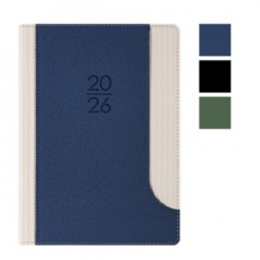 양장 라탄투톤 매직 카드포켓 다이어리 슬림25절