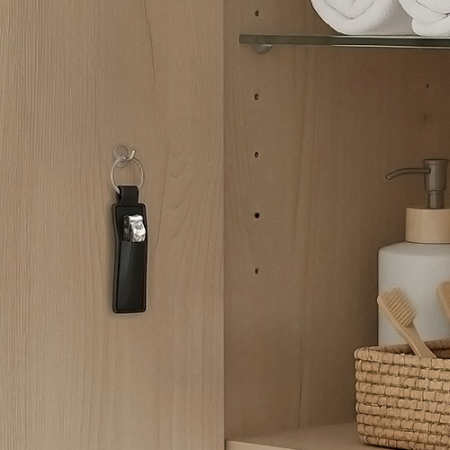 [큐싹] 레더 손톱깎이 키링 #5