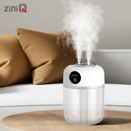 [지니큐] 700ml 무선 C타입 LED 무드등 저소음 듀얼 가습기 ZQ-HX70 #4