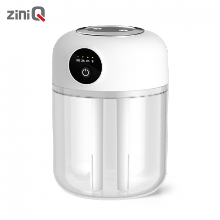 [지니큐] 700ml 무선 C타입 LED 무드등 저소음 듀얼 가습기 ZQ-HX70 #2