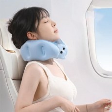 팽창식 U자형 여행용 베개 휴대용 목받침 k104