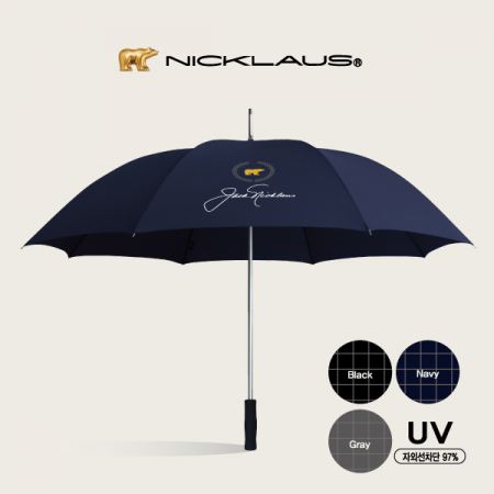 잭니클라우스 75 자동 늄 그리드 골프 장우산 #2