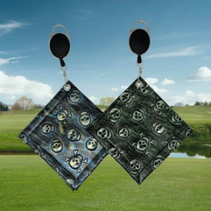 골프킹 해골 골프공 타올