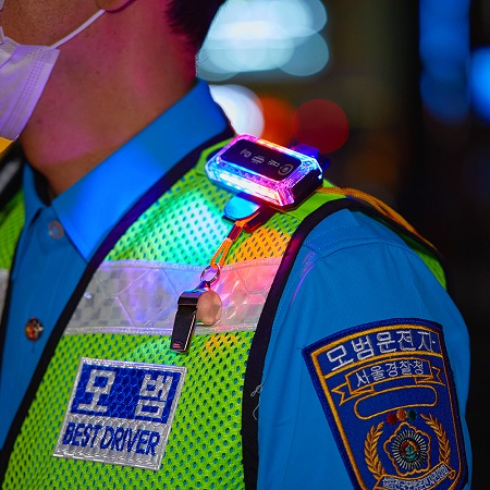 LED 경광등 겸용 전자 호루라기 W04 (나이트 가디언 정품) #3