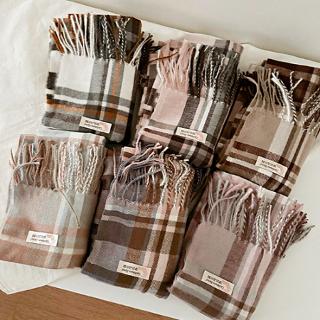 클래식 체크머플러 체크목도리 남여공용 #2