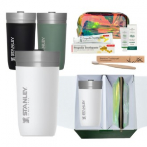 스탠리 고 진공 텀블러 화이트 여행용 세면 세안 파우치 선물세트