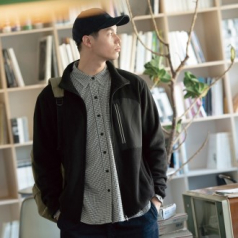 매직 리플렉트 플리스 자켓 후리스 남여공용 가슴 지퍼