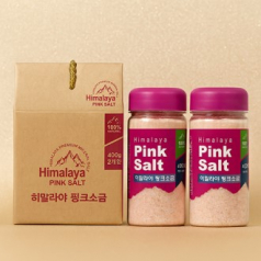히말라야 핑크솔트 2개 선물세트 판촉용 기업답례품 추석 명절 소금 선물세트 추천