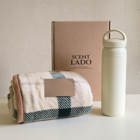 센트라도 극세사 담요+포인트 핸들 텀블러 세트 #2