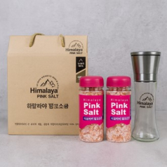 히말라야 핑크솔트 2개 + 그라인더 선물세트 추석 명절 선물