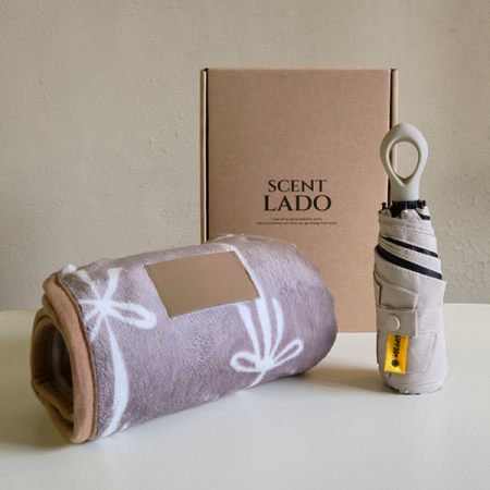 센트라도 극세사 담요+멀티고리 5단 양우산 세트 #4