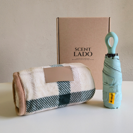 센트라도 극세사 담요+멀티고리 5단 양우산 세트 #3