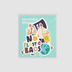 리무버블 피스 스티커 // 주문제작