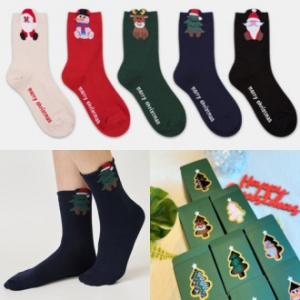 국내 캐릭터양말 크리스마스양말 산타양말 양말선물