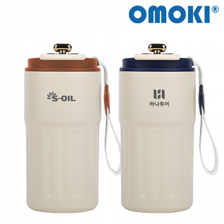 [오모키] 루미오 LED 온도계 텀블러 400ml #3