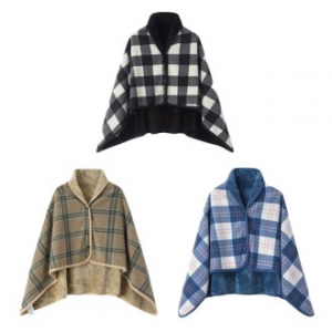 고급형 가운 겸 판초형태 무릎담요 H309