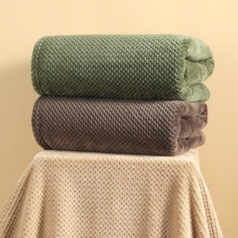 극세사 와플패턴 무릎담요 H307