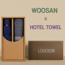 가르시아3단모던완전자동우산 +미켈란젤로 마시멜로 세면타월-세트
