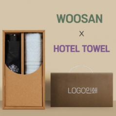 가르시아3단심플수동우산 +미켈란젤로 마시멜로 세면타월-세트