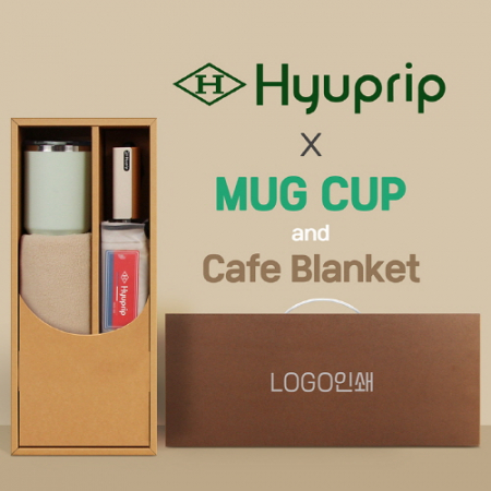 협립 이지롤 거꾸로 완전자동 우산 +카페담요+로하스머그컵-세트 #2