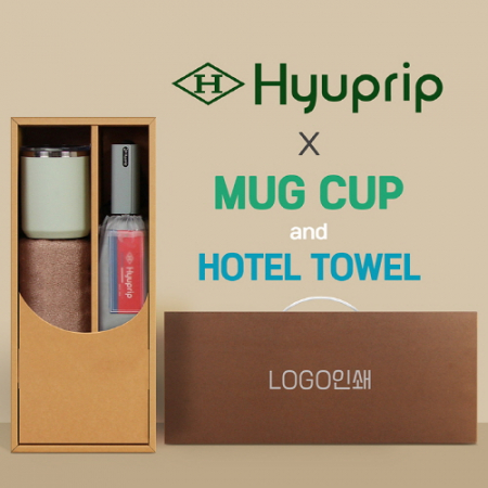 협립 이지롤 거꾸로 완전자동 우산 +뱀부170세면타월+로하스머그컵-세트 #2