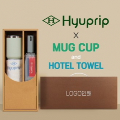 협립 이지롤 거꾸로 완전자동 우산 +협립눈꽃타월+로하스머그컵-세트