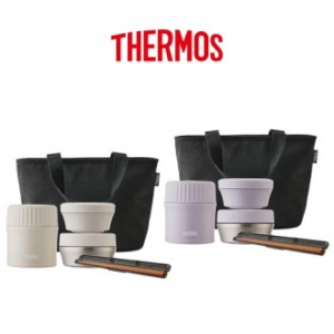 써모스 뉴 플+스 반반 보온도시락 885ml TKLG-901