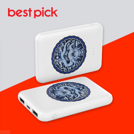 베스트픽  여행용 해외용 외국인선물 카드타입 슬림 미니 보조배터리 5000mAh #2