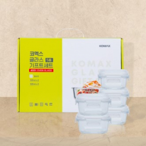 KOMAX 글라스 기프트 세트 5종(손잡이 박스)