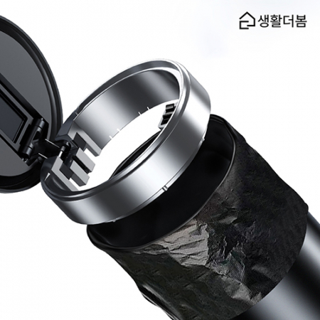 생활더봄 차량용 대용량 휴지통 960ml 컵홀더 원터치 자동차 텀블러형 쓰레기통 #3