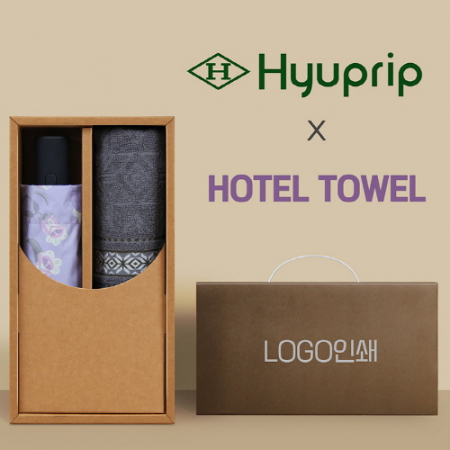 협립3단 뉴플라워즈 완전자동 양우산 +미켈란젤로 마시멜로 세면타월-세트 #2