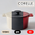 작은이미지: 코렐 코디네이츠 무쇠 18cm 양수냄비 (레드/블랙/아이보리) #2