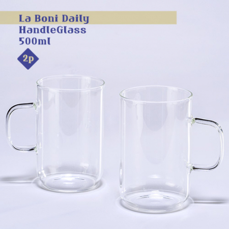 라보니 데일리 손잡이글라스 500ml 2P #2