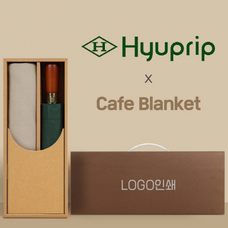 협립 3단70엔티크 고밀도 완전자동우산 +카페담요-세트 #2