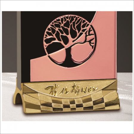 감사합니다받침 나무 크리스탈 상패 #5