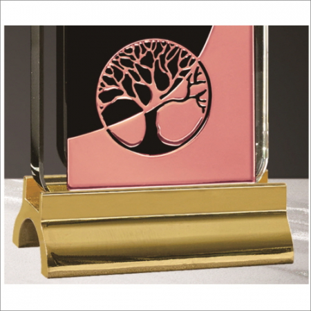 무지금속받침 나무 브론즈 크리스탈 상패 #5