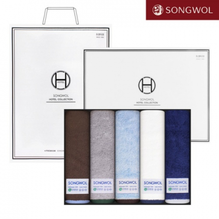 [송월타올] 뉴 바이브 뱀부 220g 5P 타올세트 #2