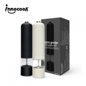 Innocook 솔트(소금) 페퍼(후추)  전동 그라인더 2개세트