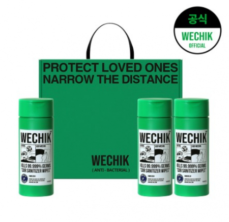 위칙 차량 전용 소독 세정티슈 3개입 선물세트 #2