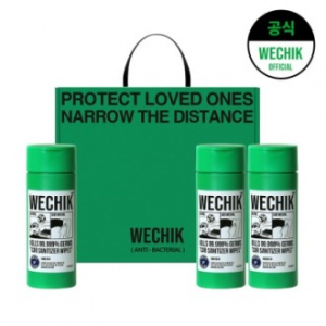 WECHIK 위칙 차량 전용 소독 세정티슈 3개입 선물세트