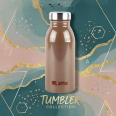 카페라떼 이중 보온보냉 텀블러350ml