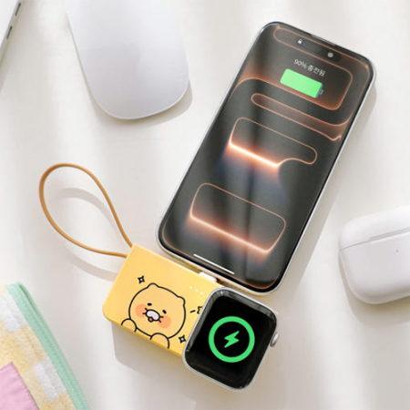 귀여운 춘식 애플워치도킹형 보조배터리 5000mAh #3