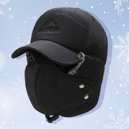 겨울모자 귀달이모자 귀도리 털모자 방한모 군밤장수모자 마스크모자 #2