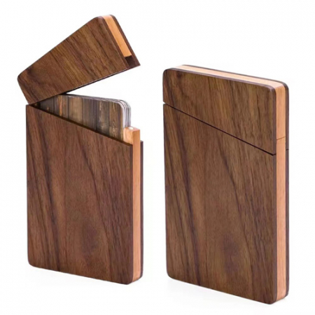 고급 원목 세로 명함케이스 #2