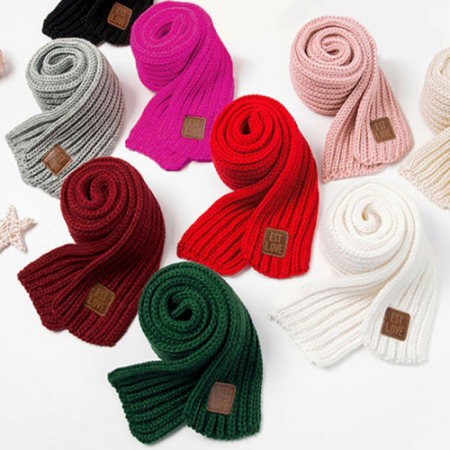 목도리 쁘띠목도리 미니목도리 꽈배기목도리 머플러 #3