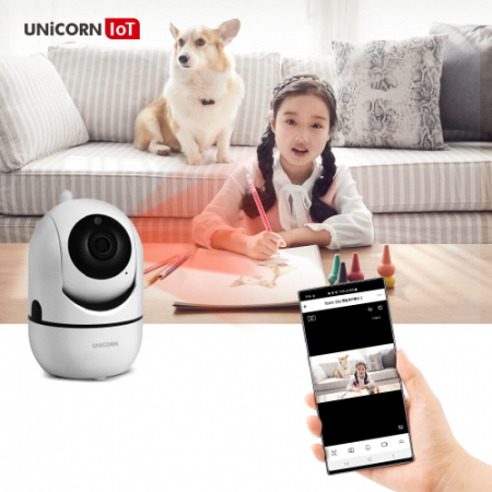 [유니콘IoT] 500만화소 CCTV 무선 보안 IP카메라 초고화질 홈캠 거치대제공 TCAM-S50 #3
