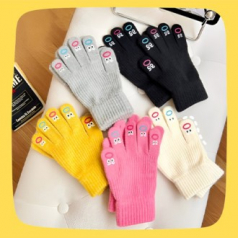 귀염뽀짝 손가락 스마트폰 터치장갑 겨울장갑 Y2548